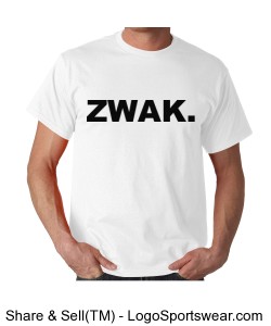 Zwak T-shirt Black Logo Design Zoom